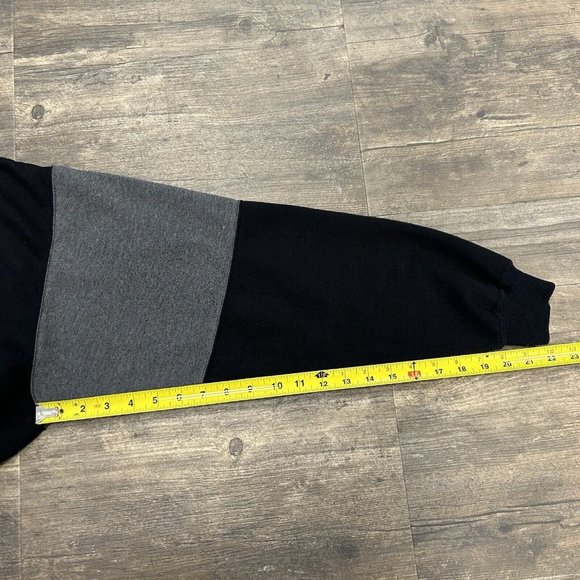 Vintage Trent Sport Crewneck Sweatshirt Men Size XXL‎ Patch Black Gray - Picture 4 of 8